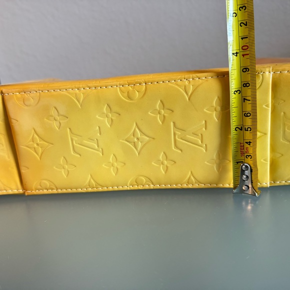 Louis Vuitton Yellow Monogram Tote, 16x12x3.5 - Picture 10 of 12